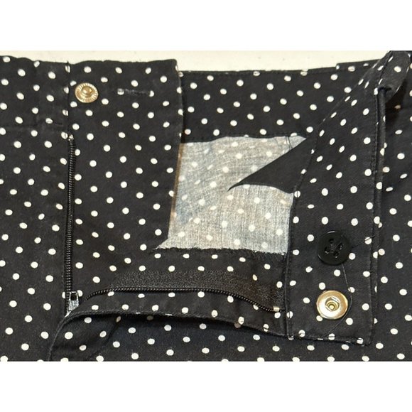 L-RL Lauren Active Ralph Lauren Brand Ankle Crop Pants Polka Dot Women's Size 10 - Picture 6 of 16